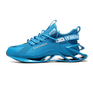 Nouvelles chaussures de sport décontractées pour hommes Red Blade, respirantes, en maille, à lacets, anti-odeur, antidérapantes, tendance Evergreen - Product Image 3