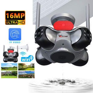 Camera Wifi ngoài trời Wistino 16MP góc rộng, xoay 4 chiều, tự động theo dõi chuyển động người, tầm nhìn ban đêm 360 độ - Product Image 1