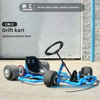 Kart à pédales électrique à essence pour adultes, avec châssis robuste, pneus de drift professionnels, spécifiques à la piste, moteur 200CC, vitesse maximale de 12000 tr/min