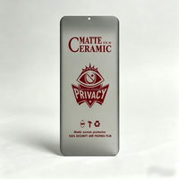 Protection d'écran en céramique mate anti-espionnage 100% sécurisée pour vivo X60 PRO X60 PRO PLUS X70 PRO