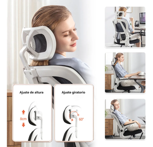 Chaise de bureau de direction pivotante promotionnelle de qualité européenne Chaise élévatrice ergonomique blanche <span class=keywords><strong>Fauteuil</strong></span> d'ordinateur rotatif - Product Image 4