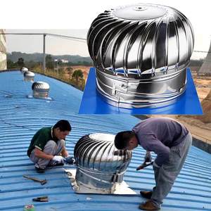Ventilateur de toit à énergie éolienne sans alimentation, en aluminium, pour camping, ventilation silencieuse, montage turbo - Product Image 2
