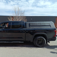 Capot de benne de camionnette 4x4 tout-terrain en aluminium léger et étanche avec verrouillage pour Toyota Tundra 2024+ (6,5 pieds)