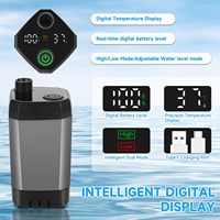 Pompe de camping électrique 6000 mAh, douche portable rechargeable pour le camping en plein air et le bain