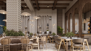 أريكة مطعم على الطراز الاسكندنافي ، أريكة وكرسي أثاث تجاري مخصص ، أريكة مطعم - Product Image 2