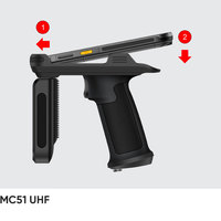 Terminal portable RFID UHF 6 pouces CHAINWAY MC51 Android 14 avec lecteur de codes-barres 2D Zebra SE 4710 UHF