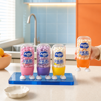 Aimo Fruity Baby Cookie Beans, poudre de protéines, probiotiques, collation saine pour enfants, goût sucré, texture semi-molle, 16g, boîte à gouttes