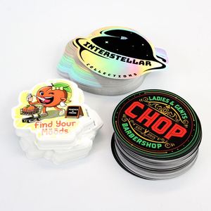 Pegatinas de vinilo troqueladas personalizadas para pedidos al por mayor del fabricante, impermeables para uso exterior, regalo promocional al por mayor - Product Image 2