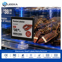 Etiqueta Electrónica de Precio ESL Inalámbrica con Carcasa a Prueba de Polvo de LEEKA, Etiqueta Digital para Estantes con Pantalla de Tinta Electrónica de 4 Colores en Venta