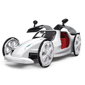 DIY Solar Car Science Experiment Kids Educational Technology Physics Toys Self-assembled Electric Model Car