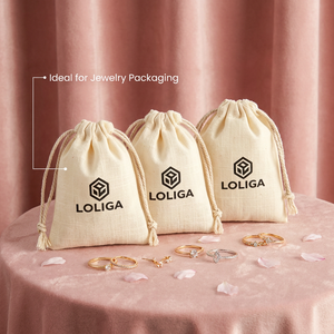Wholesale Custom Logo Reusable Printed Pure Cotton Rope Drawstring <b>Bags</b> Muslin Storage Sachet <b>Packaging</b> <b>Bags</b> - Product Image 1