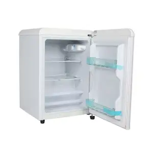 55L 중국 공급 업체 차가운 음료 레트로 소형 싱글 도어 냉장고