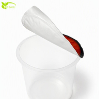 Couvercle en papier thermoscellable doublé de papier aluminium avec bec verseur à ouverture facile pour emballage de gobelets à nouilles et soupes en papier et en PP