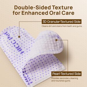 ผ้าเช็ดทำความสะอาดฟันสัตว์เลี้ยง HICC PET Pet Dental Pro Series ขนาด 3.2 x 1.7 นิ้ว สำหรับทำความสะอาดอย่างล้ำลึกสำหรับสุนัขและแมว รสเนยถั่ว - Product Image 4