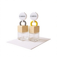 Diffuseur d'arômes pour voiture en verre sur mesure, pendentif pour rétroviseur, huiles essentielles, longue durée, antibactérien, décoratif