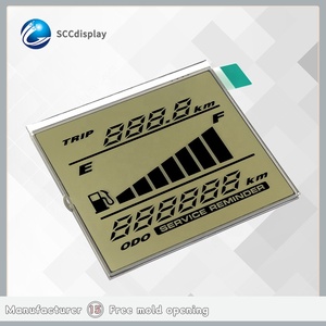 Pantalla LCD Monocromática HTN Antideslumbrante de 7 Segmentos GW026 de 5.0V para Motocicletas Passion Pro VDO, Venta al Por Mayor - Product Image 5