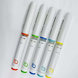 Customized Disposable Plastic <b>Pen</b> Syringe Injection <b>Pen</b> Single Use <b>Pen</b> Injector Fixed Dose Portable Peptide Dosing Device - Product Image 2