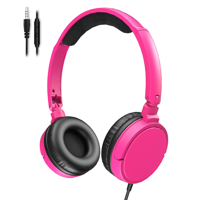 Aesonic Folding Wired Over-Ear Headphones with 3.5mm Interface Portable High-Sensitivity 4D Surround Stereo 1 Year Warranty