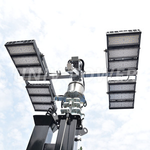 เสาไฟเคลื่อนที่แบบพกพาพร้อมเครื่องกำเนิดไฟฟ้า 4*500W UGT4000LLED เสาไฟ LED เคลื่อนที่แบบพกพาพร้อมเครื่องกำเนิดไฟฟ้า - Product Image 1