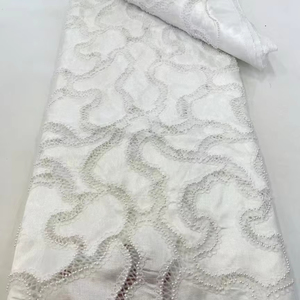 2025 Hiện Đại 3D Đính Cườm Ren Đính Chất Lượng Cao Lưới Vải Cho Váy Cô Dâu Và Túi Xách Giá Bán Buôn - Product Image 1