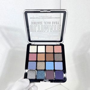 Paleta <span class=keywords><strong>de</strong></span> Maquillaje <span class=keywords><strong>de</strong></span> 18 Colores con Sombras <span class=keywords><strong>de</strong></span> Ojos en Polvo Perlado Mineral Mate, Tonos Cálidos Neutros Vintage, Iluminador y Contorno - Product Image 4