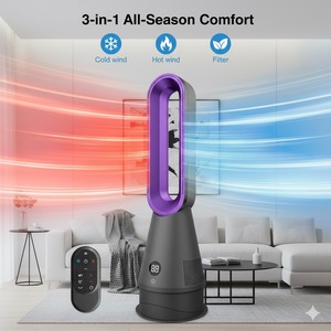 Hot Selling 3-in-1 Bladeless <b>Fan</b> Heater With Filter Air Purifier for Home Use Bladeless <b>Fan</b> - Product Image 3