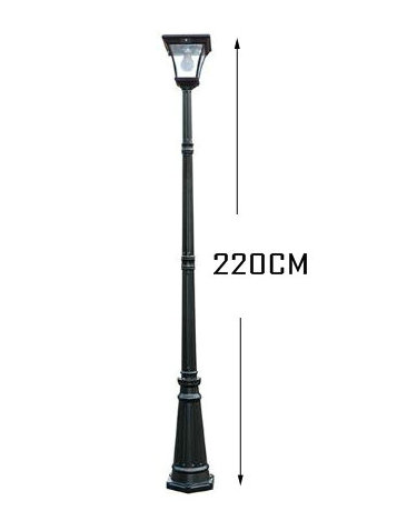 Poteau lumineux de 2,2 mètres