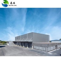 Almacén de Estructura de Acero Moderna de Ensamblaje Rápido, Edificio Metálico Prefabricado Rentable para Almacenamiento Agrícola y Taller