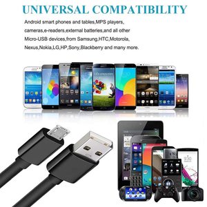 Usb 2.0 A-Man Naar Micro B Android Oplader Kabel, Duurzame Premium Snelle Telefoon Oplader Snoer - Product Image 6