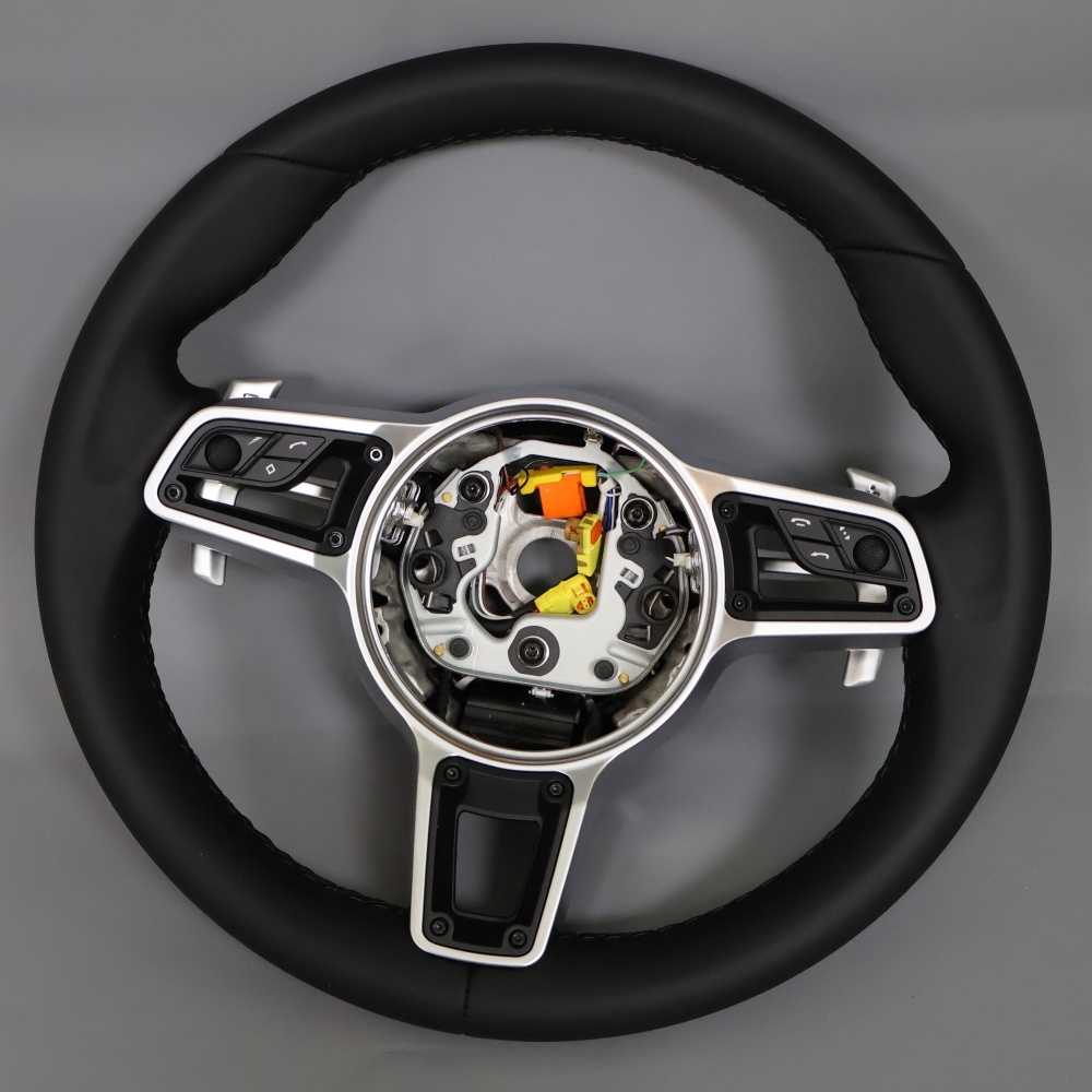 Assembly Custom Steering Wheel with Rivet (Porsche Fitment), photo 4