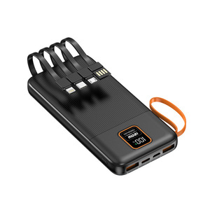 พาวเวอร์แบงค์แบบพกพา ความจุสูง 50000mAh 20000mAh ชาร์จเร็ว 120W สำหรับขายส่งข้ามประเทศ พร้อมสายในตัว ช่องเสียบ Type-C Input/Output - Product Image 4