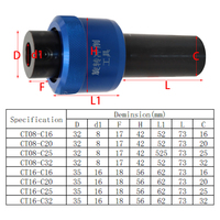 Pemegang Alat Punch Torx Heksagonal Khusus CT16 untuk Mesin Bubut CNC, Pemegang Alat Skiving Putar CT08, Pemegang Alat Punch Heksagonal Internal