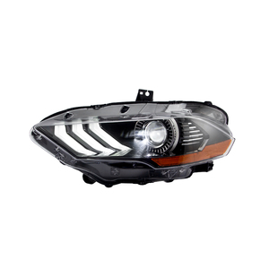 Assemblage de phares automatiques LED de haute qualité pour Ford <span class=keywords><strong>Mustang</strong></span> 2018-<span class=keywords><strong>2023</strong></span> feux avant lentille à haute projection nouveaux accessoires de voiture - Product Image 1