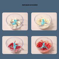 Hoge kwaliteit mini handmatige keukenvoedselsnijder multifunctionele groente aardappel knoflook vlees pull chopper mixer plastic stalen gereedschap