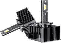 JUSHUO 6000K D1S D2S D3S D4S D5S D8S D Series Ampoule de phare LED Xenon de remplacement pour phare de voiture