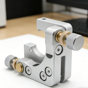 Soporte de Espejo Mecanizado por CNC con Certificación ISO9001, Ajustable en 2 Ejes, Accesorio Optomecánico Personalizable - Product Image 1