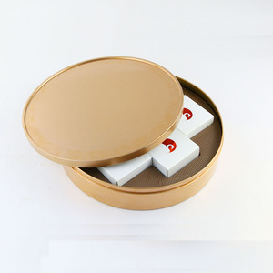 Tùy Chỉnh Thiết Kế Rose Gold Kim Loại Hộp Thiếc Hình Bầu Dục Hình Bánh Quy Và Vòng Tinplate Có Thể Cho Cookie Và Kẹo Thực Phẩm Sử Dụng - Product Image 4