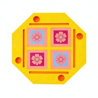 Table de jeu de Mahjong octogonale flottante pliable de luxe, style américain moderne, avec plateau en mousse non pneumatique
