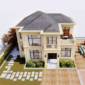 Villa Rurale Moderna a Due Piani in Acciaio Leggero Progetto per Autocostruzione Casa Mobile Integrata Prodotta da Azienda Professionale <span class=keywords><strong>di</strong></span> Ville - Product Image 4