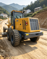 Niveleuse de terrain d'occasion XCMG pour la construction de routes en montagne, en zones rurales, et la réalisation de travaux d'aménagement agricole et de lutte contre les inondations