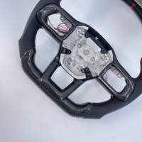 Volant en fibre de carbone avec éclairage LED pour Ford Mustang GT 2024 2025 2026