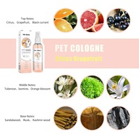 Spray Parfum Écologique pour Animaux 100ml Sans Parfum Type Décomposable Élimination Longue Durée des Odeurs Soin de Toilettage pour Chiens & Chats