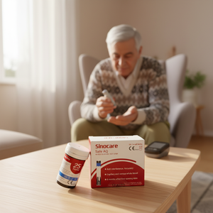 แผ่นตรวจวัดระดับน้ำตาลในเลือด <span class=keywords><strong>Safe</strong></span> AQ Smart - Product Image 6