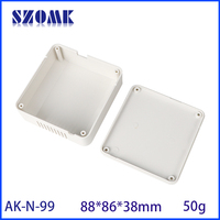 Boîtier intelligent sans fil pour capteur de température et d'humidité 88*86*38mm, boîtier de routeur Wifi, boîtier en plastique pour commutateur réseau