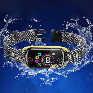 Novo Design 7 Sensibilidade Ajustável <span class=keywords><strong>Beep</strong></span> Vibração Triggering Dog <span class=keywords><strong>Training</strong></span> No Bark Collar Ultrasonic Anti Barking Collar para Dog - Product Image 2