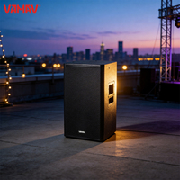 VAMAV NOVA LX112 Haut-parleur professionnel pleine gamme 12'' 900W RMS 1800W PEAK en bois avec poignée Système PA Barre de sonorisation active pour scène