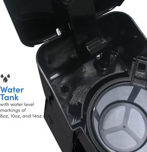 American Hotel เครื่องชงกาแฟแบบหยดอัตโนมัติ800W 0.42L 4-6ถ้วยเครื่องชงกาแฟแบบหยดสีดำ - Product Image 6