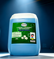 Détergent à lessive liquide 5 gallons, parfum lavande et jasmin, formule naturelle écologique, nettoyage en profondeur efficace pour la machine à laver à la main