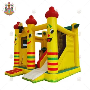 Customize Size Wholesale Cheap Price Inflatable Attraction Clown Inflatable Bouncer Combo Bouncy Castle For Kids