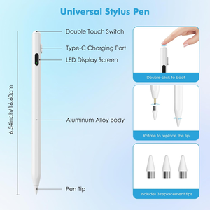 2025 nouveau Design universel actif dessin crayon tactile Caneta stylo pour stylet universel pour Ipad Android stylet universel - Product Image 2